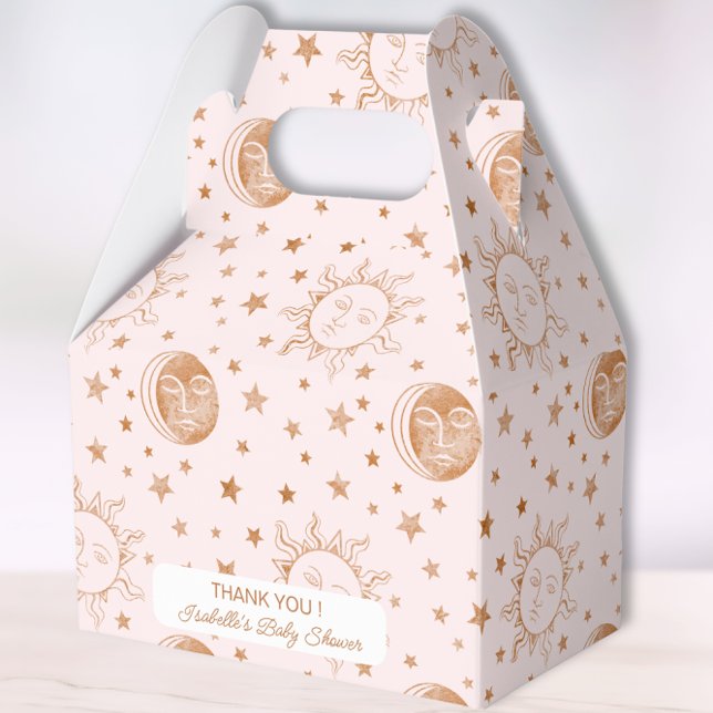 Ballotins Au-dessus du Baby shower céleste de la lune Boho (Créateur téléchargé)