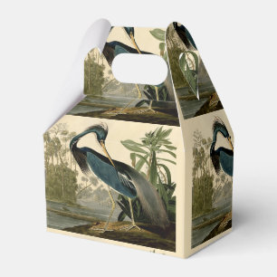 Ballotins Audubon Héron de Louisiane Oiseaux Amérique Art