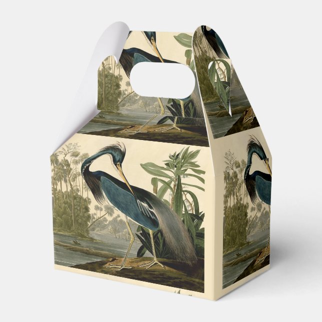 Ballotins Audubon Louisiana Heron Birds America Art (Verso)