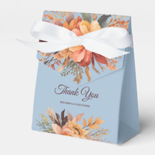 Ballotins Automne aquarelle Rustique Merci Floral Mariage