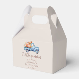 Ballotins Automne Baby shower Citrouille bleu  camion