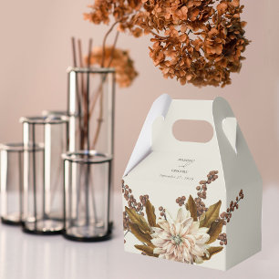 Ballotins Automne Floral Tones Terre Aquarelle Mariage de au