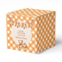 Automne Plaid Teddy Bear Citrouille Feuilles