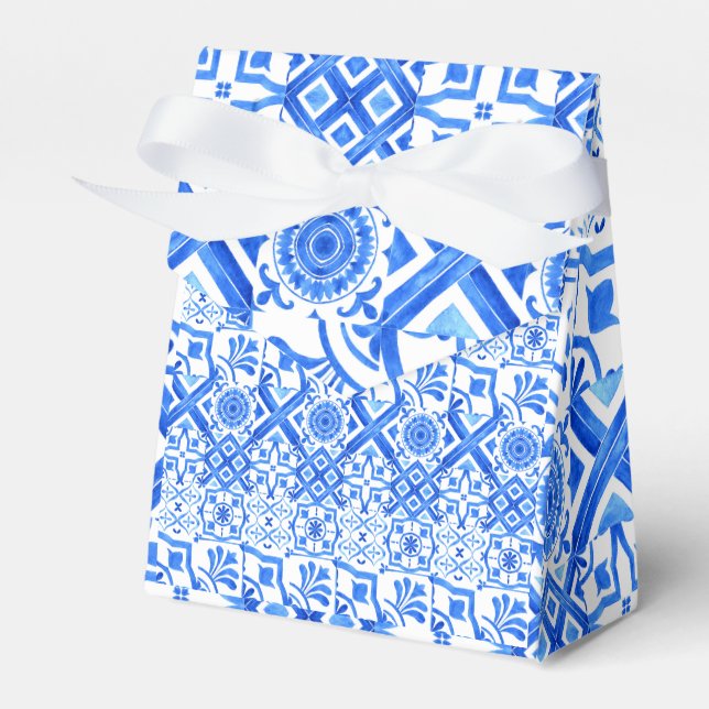 Ballotins Azulejo bleu et blanc Motif Azul espagnol (Verso)