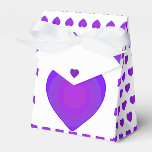 Ballotins B&W Purple Hearts Beating
