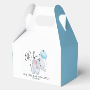 Ballotins Baby Elephant & Baby shower Bleu Balloon