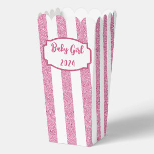 Ballotins Baby Girl Popcorn Box Ballotin