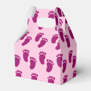 Ballotins Baby Girl rose Faux Broderie Motif d'impression