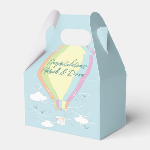 Ballotins Baby shower à ballon à air chaud Rainbow