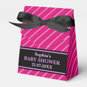 Ballotins Baby shower à rayures mignon Monogram