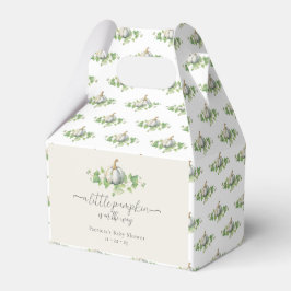 Ballotins Baby shower à thème Citrouille blanc