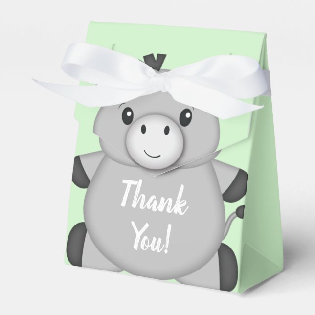 Ballotins Baby shower âne (Verso)