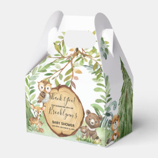 Ballotins Baby shower animal forestier