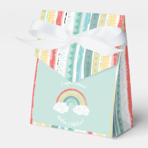 Ballotins Baby shower arc-en-ciel