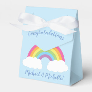 Ballotins Baby shower arc-en-ciel