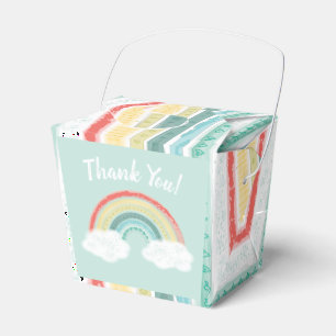 Ballotins Baby shower arc-en-ciel