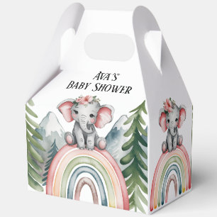 Ballotins Baby shower arc-en-ciel Whimsical Elephant