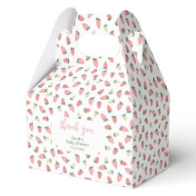 Baby Shower aux Fraises Sucrées