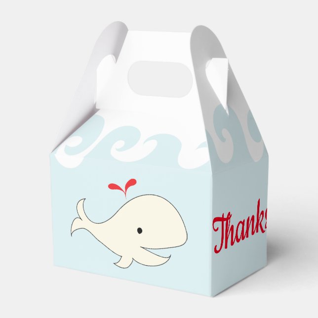 Ballotins Baby shower baleine Ballotin  (Arrière)