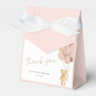 Ballotins Baby shower Ballons Beige Teddy Bear