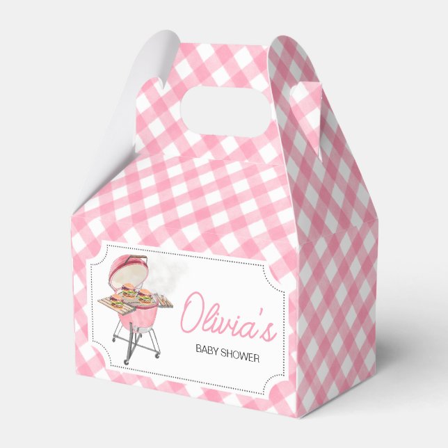 Ballotins Baby shower BBQ Burger Rose (Verso)