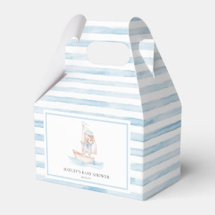 Ballotins Baby shower Bear Bleu Stripe