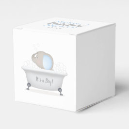 Ballotins Baby shower bébé éléphant bulle garçon de bain