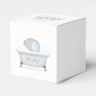 Ballotins Baby shower bébé éléphant bulle  garçon de bain