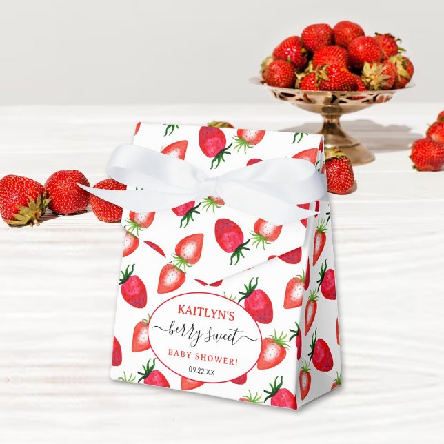 Ballotins Baby shower Berry Sweet Strawberry (Créateur téléchargé)