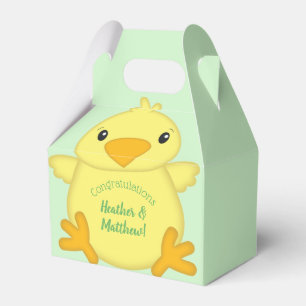 Ballotins Baby shower blanc vert