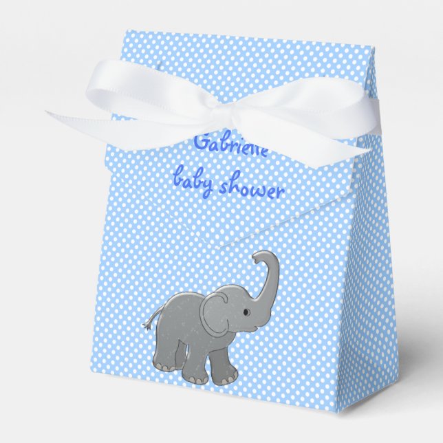 Ballotins baby shower bleu (Verso)