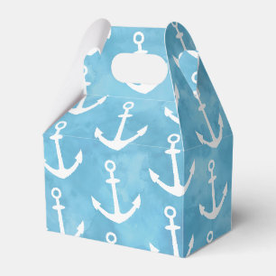 Ballotins Baby shower bleu Ancre nautique
