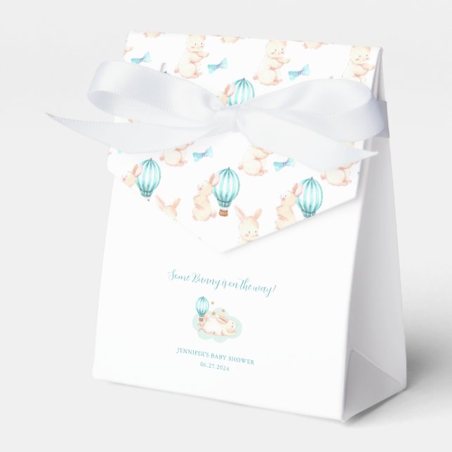 Ballotins Baby shower bleu Bunny Dreams (Verso)