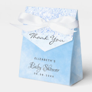 Ballotins Baby shower bleu clair garçon merci
