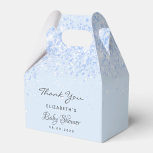 Ballotins Baby shower bleu garçon confetti merci