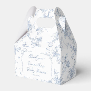Ballotins Baby shower bleu Toile