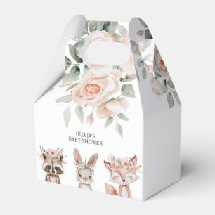 Ballotins Baby Shower Bohème Animaux de la Forêt & Fleurs