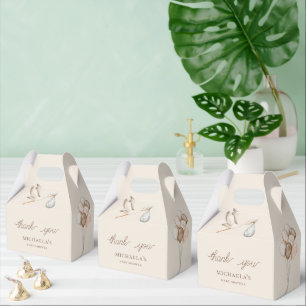 Ballotins Baby shower Boho couleur Merci personnalisé
