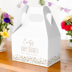 Ballotins Baby shower Boho Fleur sauvage En Terracotta En Fl