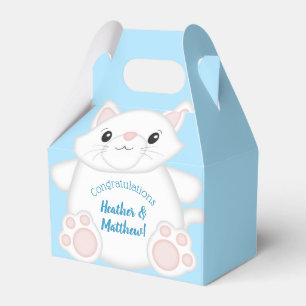 Ballotins Baby shower chat Kitty Blue