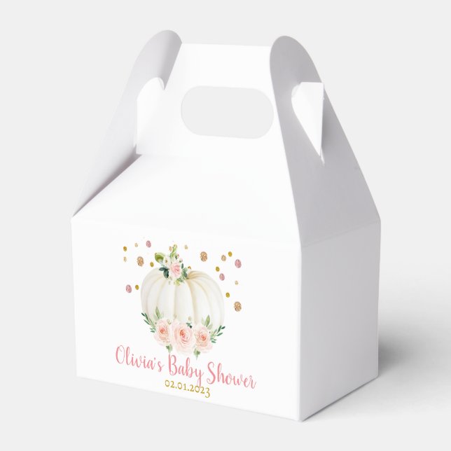 Ballotins Baby shower citrouille (Verso)