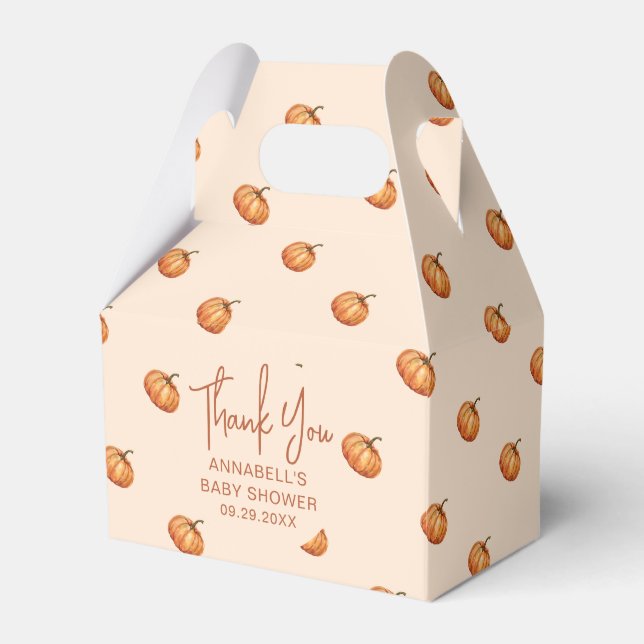 Ballotins Baby shower Citrouille de Fall Little (Verso)