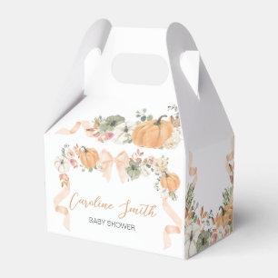 Ballotins Baby shower Citrouille Orange Bow