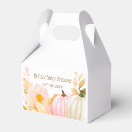 Ballotins Baby shower Citrouille rose