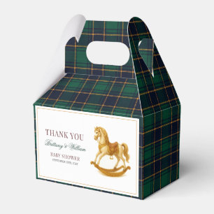 Ballotins Baby shower Couple Plaid Cheval-Roche