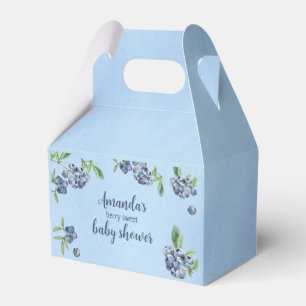 Ballotins Baby shower d'aquarelle aux bleuets doux
