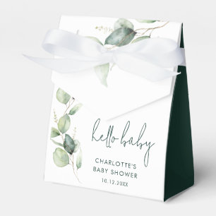 Ballotins Baby shower d'aquarelle botanique d'Eucalyptus