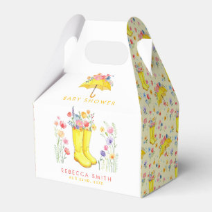 Ballotins Baby shower d'aquarelle de printemps Floral Ballot