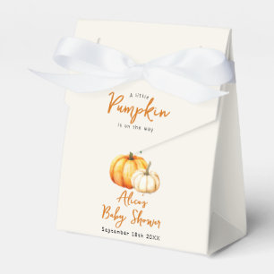 Ballotins Baby shower d'automne citrouille Rustic