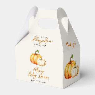 Ballotins Baby shower d'automne citrouille Rustic